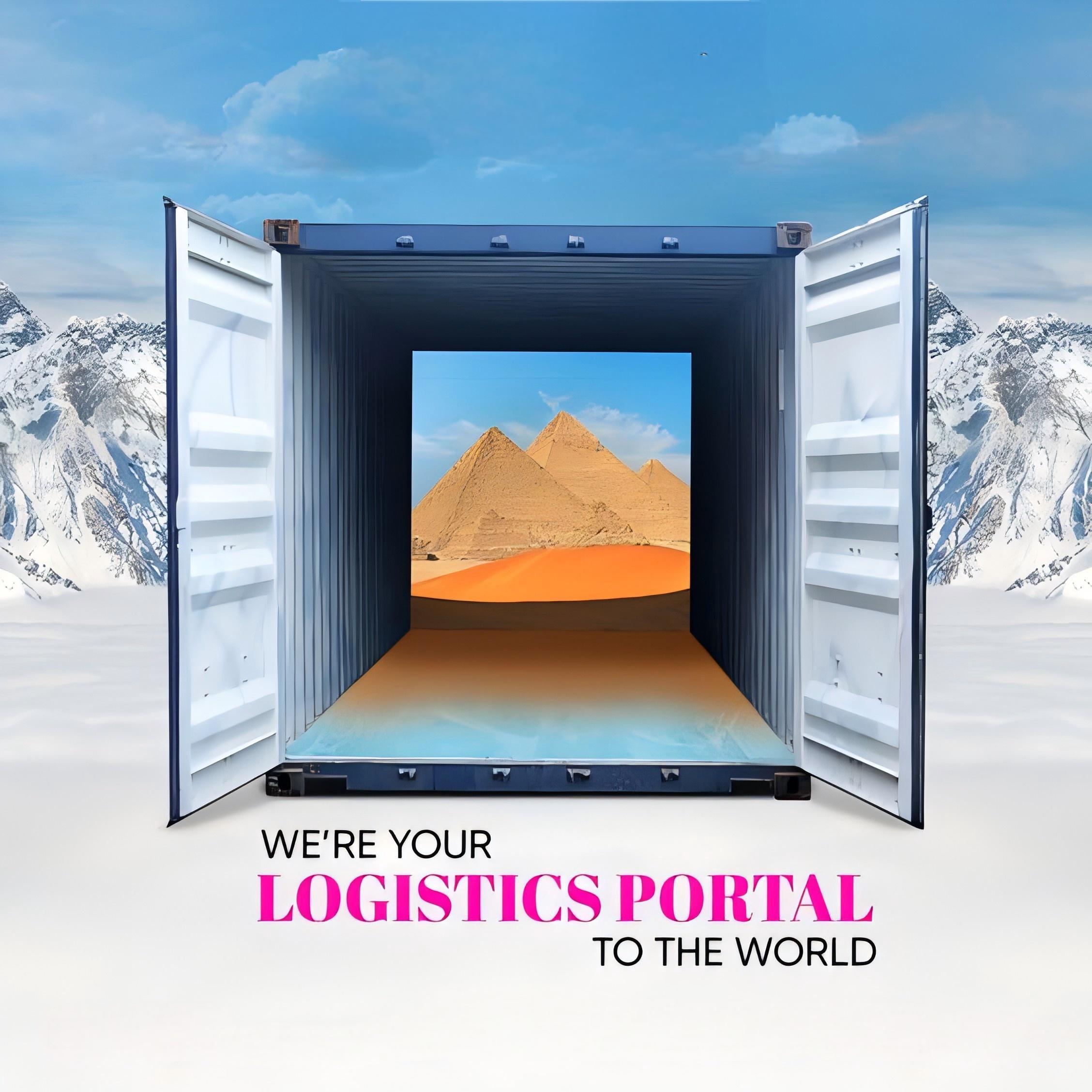 Comparison chart of air and sea freight logistics