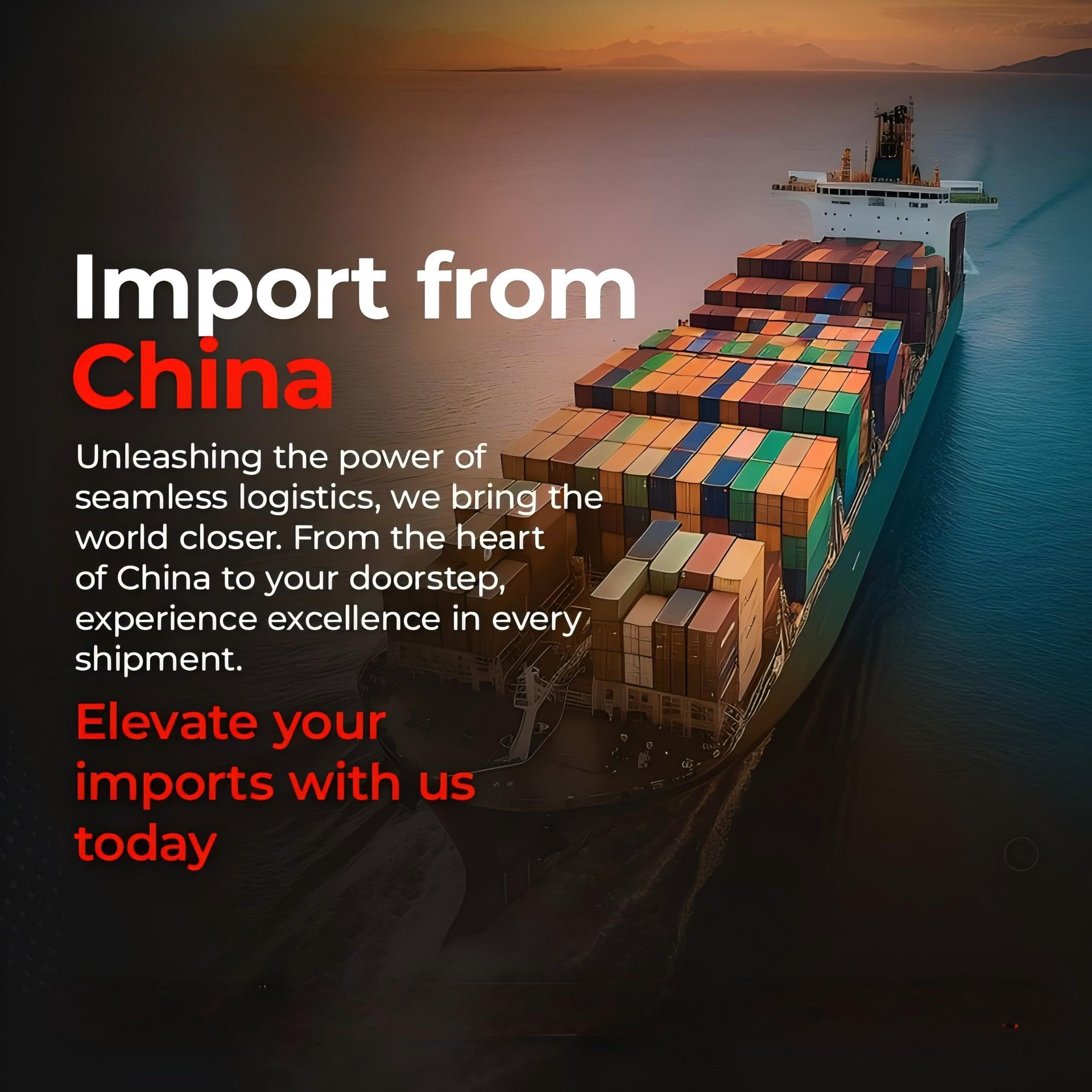 china to nigeria sea freight container shipping cost service