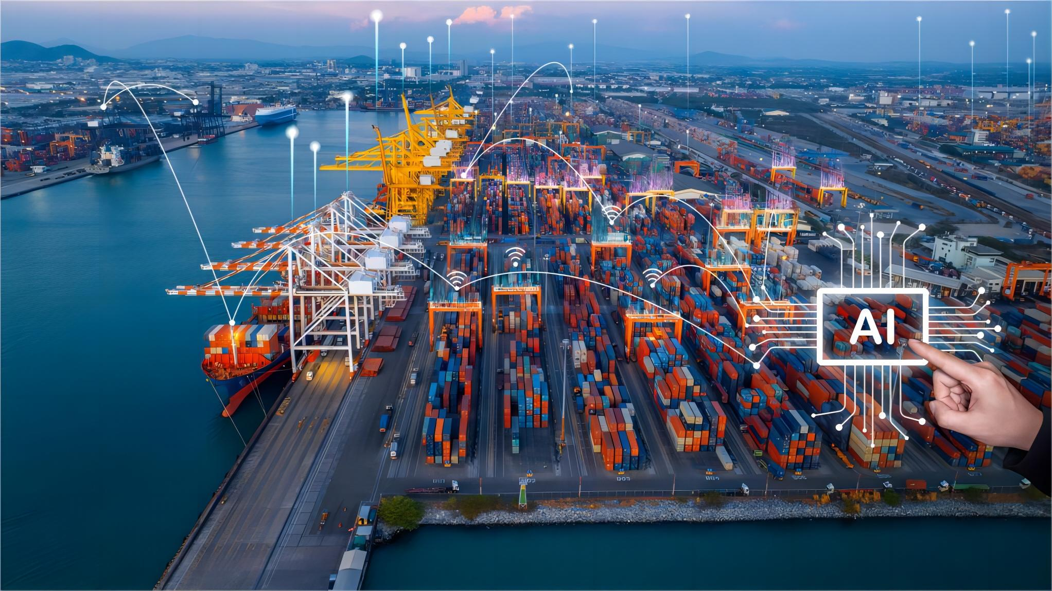 Cargo ship and airplane representing freight services from China to Kenya