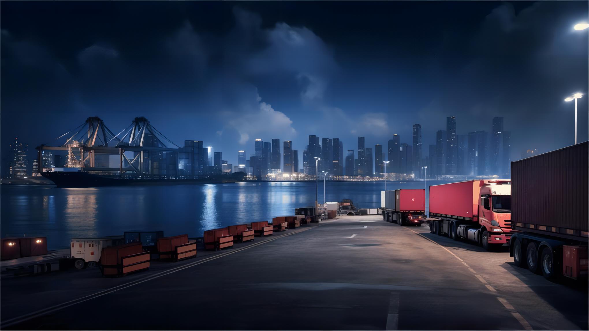 Logistics professional reviewing a shipping quote