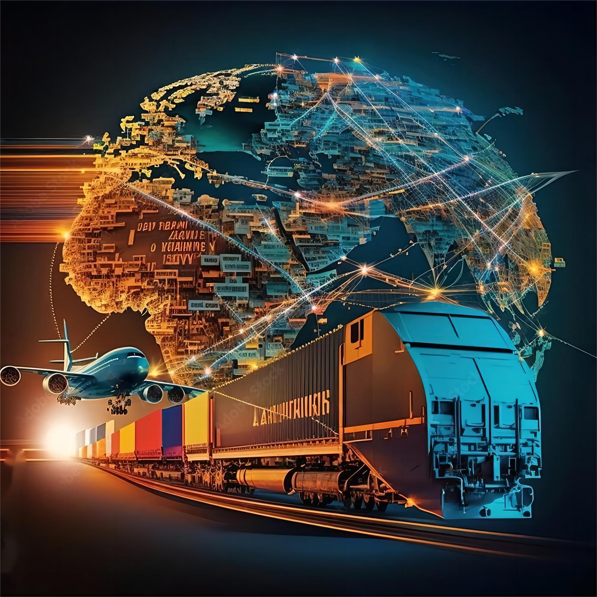Logistics flow chart for door to door delivery